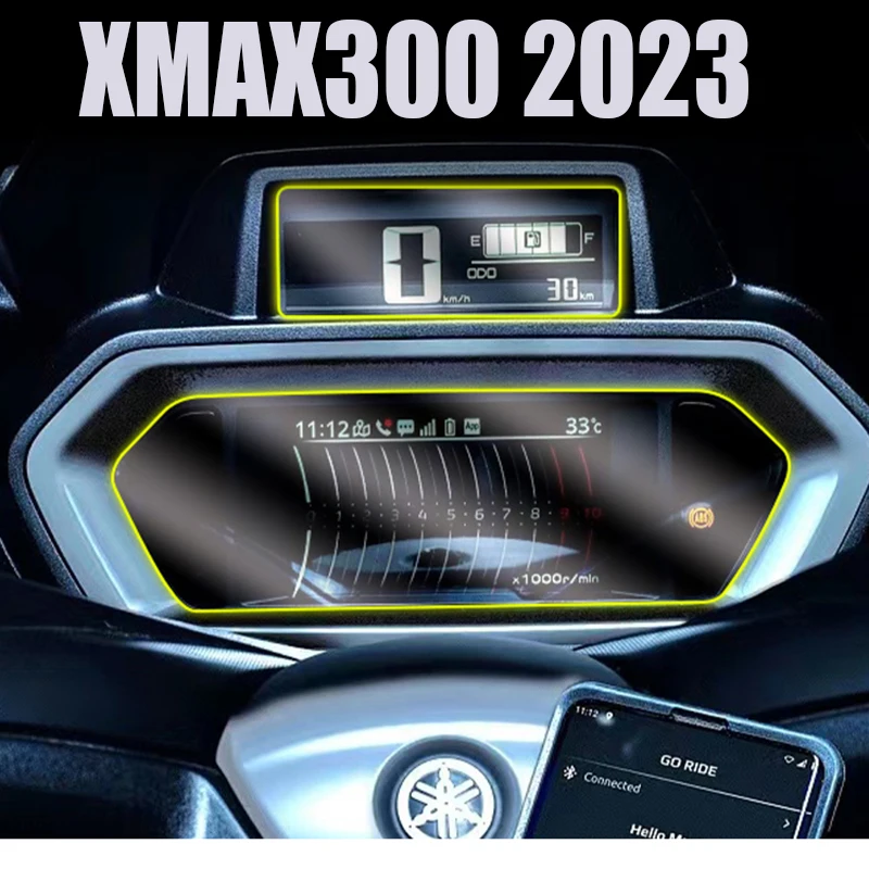 Для YAMAHA XMAX300 XMAX 300 2023 Мотоциклетный кластер Защитная пленка от царапин Протектор экрана Приборная панель Инструмент