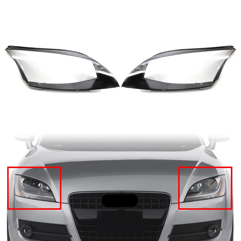 1 пара автомобильных фар, линзы, абажур, Крышка контрольной лампы, Аксессуары для Audi TT Roadster 2008-2014