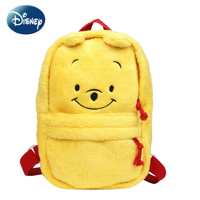 Новый мультфильм Диснея, милый пушистый клубничный медведь, рюкзак большой вместимости, детская модная школьная сумка, рюкзак большой вместимости для девочек