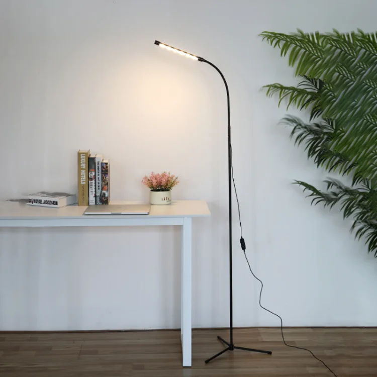 Современный минималистичный торшер со светодиодной подсветкой, лампа для чтения в кабинете, столик для спальни, внутреннее освещение, пианино, защита глаз