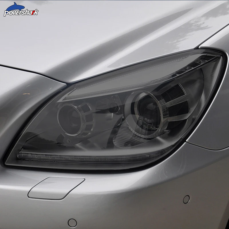 Черная Защитная пленка для автомобильных фар Прозрачная наклейка TPU для аксессуаров Mercedes Benz SLK Class R172 AMG 2011-2015
