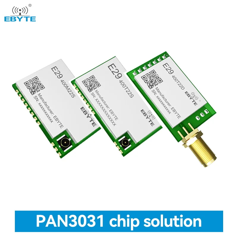 Беспроводной модуль PAN3031 Технология Распространения Спектра ChirpIoTTM 22dBm 5KM EBYTE E29 Серии UART/SPI Модуль С Отверстием Для Штамповки /IPEX