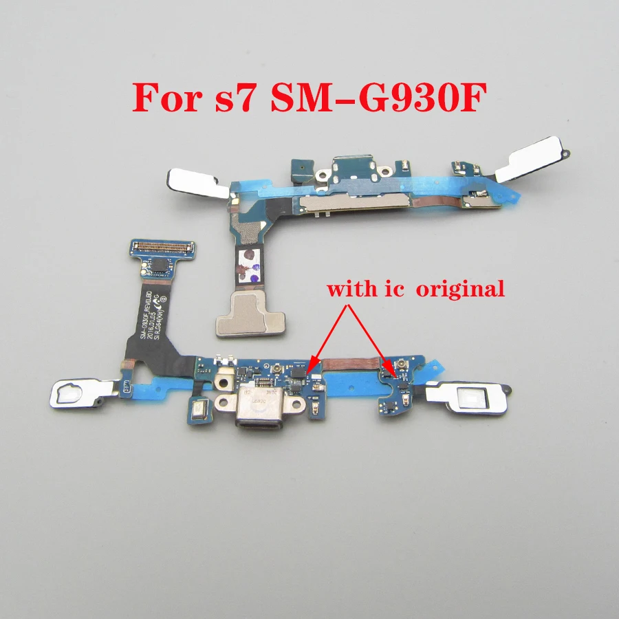1шт Для Samsung Galaxy S7 Edge G930F G935F Оригинальный USB-Порт Для Зарядки Печатной Платы Зарядное Устройство Док-разъем Гибкий Кабель