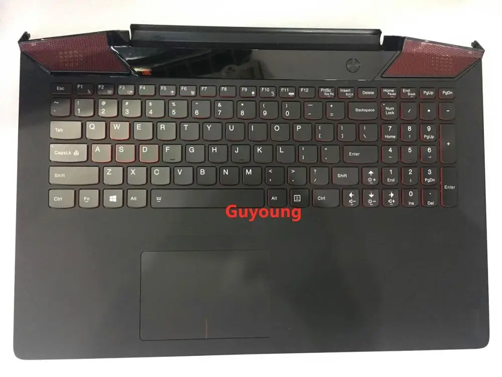Подставка для рук для Клавиатуры Lenovo IdeaPad Y700 Y700-15 Y700-15ISK Y700-15ACZ с Рамкой с Подсветкой, Верхняя Крышка Сенсорной панели US