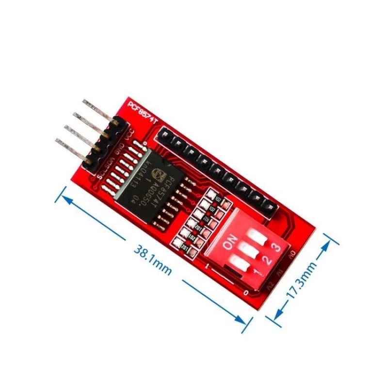 Для Arduino PCF8574T I/O для интерфейса порта I2C Поддерживает каскадный расширенный модуль