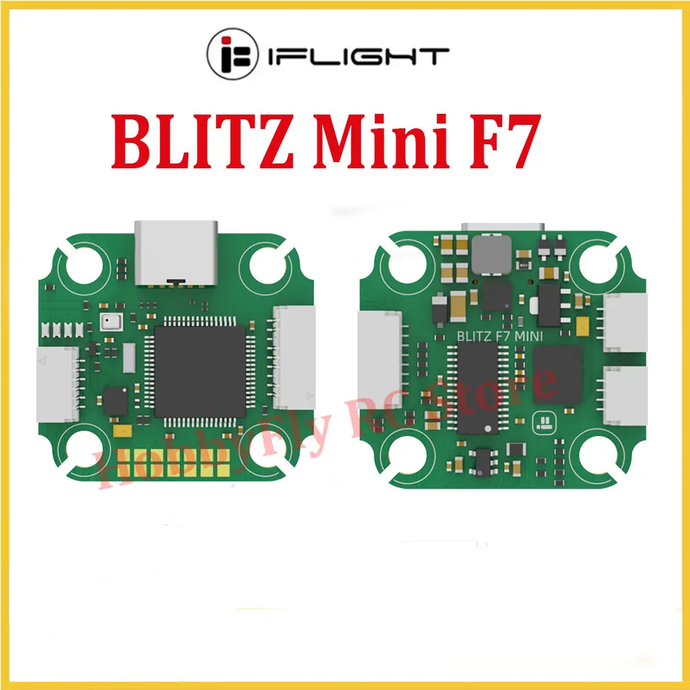 iFlight BLITZ Mini F7 V1.1 Контроллер полета BMI270 F722 с Поддержкой Экранного меню Smartaudio/IRC Tramp VTX Protocol 20x20 мм для FPV-Дрона
