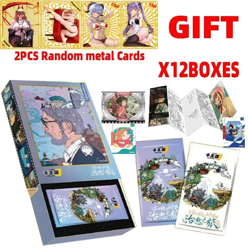 2023, Коллекция Miyazaki Hayao Card Goddess Story Booster Box, аниме-игра, Рождественские Детские игрушки, подарок