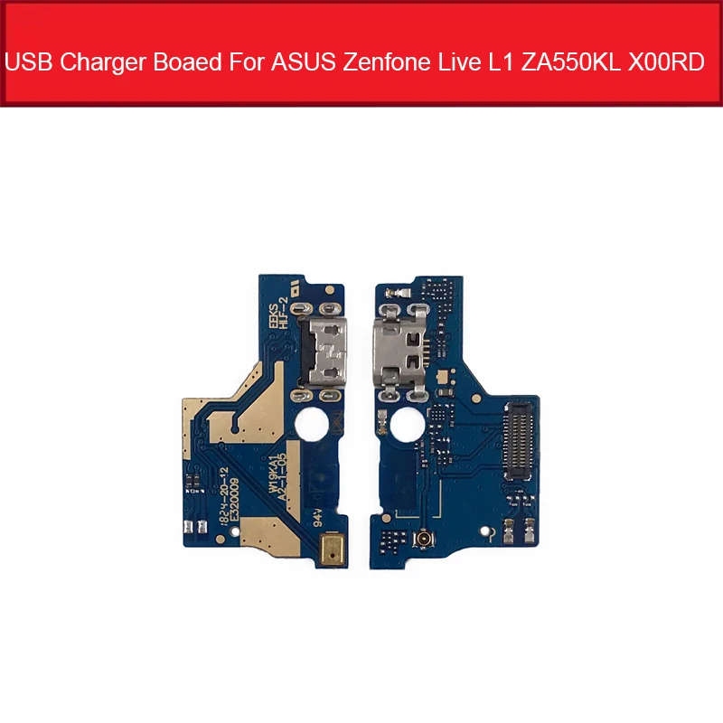 USB Порт Для Зарядки Док-Станция Разъем Микрофонная Плата Гибкий Кабель Для ASUS Zenfone Live L1 ZA550KL X00RD Разъем Для Зарядного Устройства Plug Board