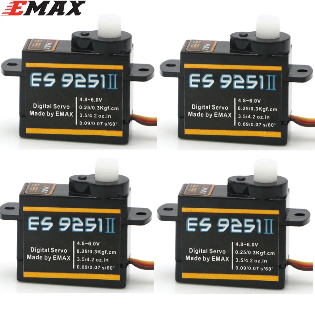 Цифровой сервопривод Emax ES9251 2.5g RC servo 0.27kgf.cm Для деталей радиоуправляемого вертолета (es08ma, es08md, es08a Оптом)