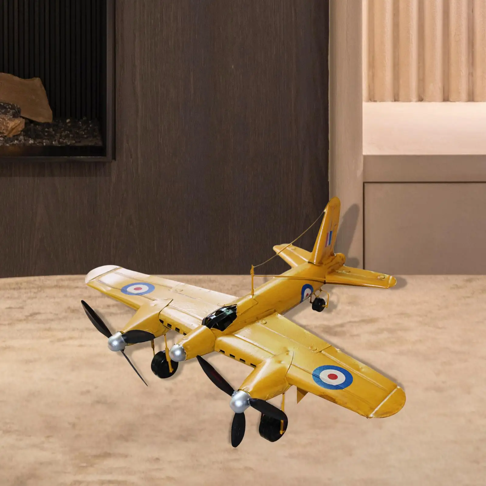 Модель самолета в винтажном стиле, Модель металлических самолетов, Железная модель самолета в стиле ретро для детей