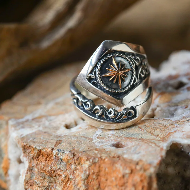 Новое Кольцо Бога Солнца в индийском стиле, американская Мода, Персонализированное кольцо в стиле Ins, Прямые продажи с фабрики