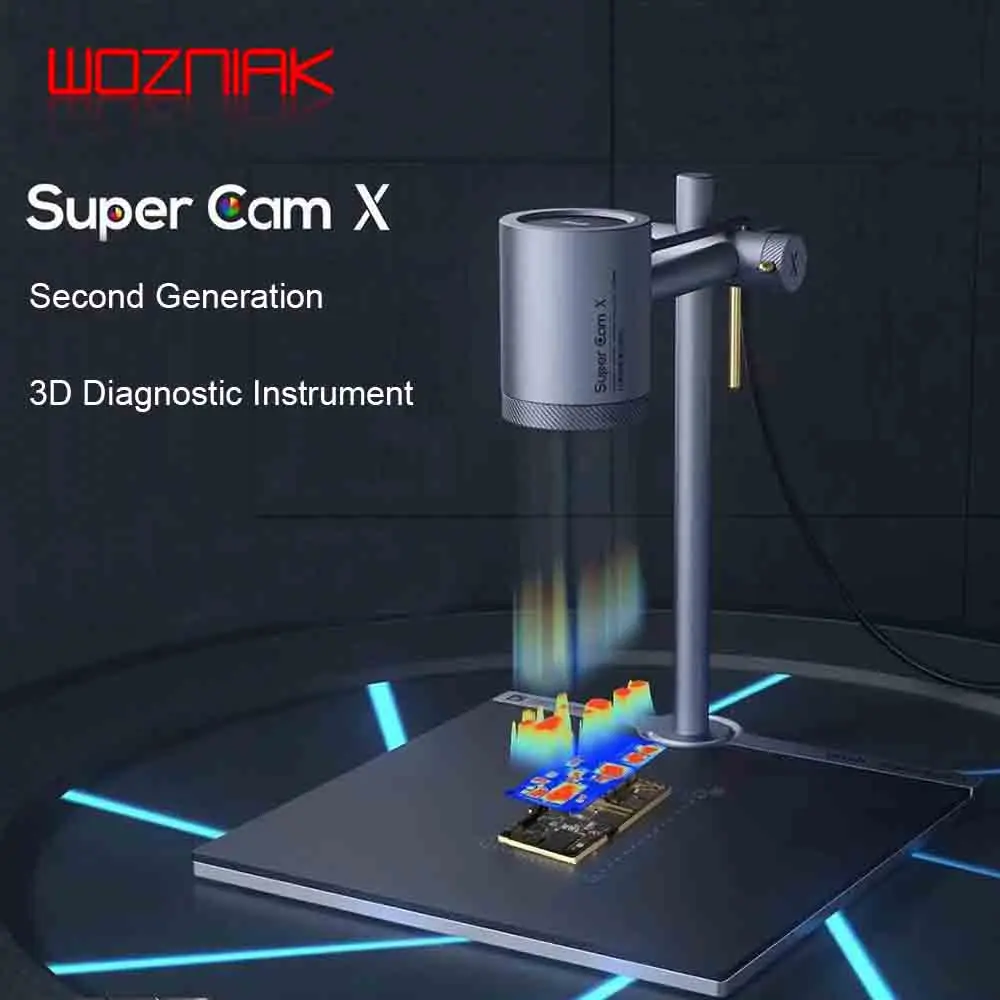Qianli Toolplus Тепловизор Super Cam X 3D Камера для сотового телефона Устранение неполадок на печатной плате Ремонт материнской платы Инструмент диагностики неисправностей
