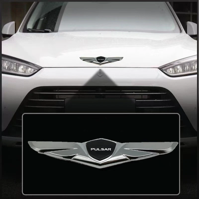 Модификация автомобиля автомобильные наклейки 3D металлический значок наклейка на капот высококачественные декоративные наклейки для NISSAN Pulsar с логотипом автомобильные аксессуары