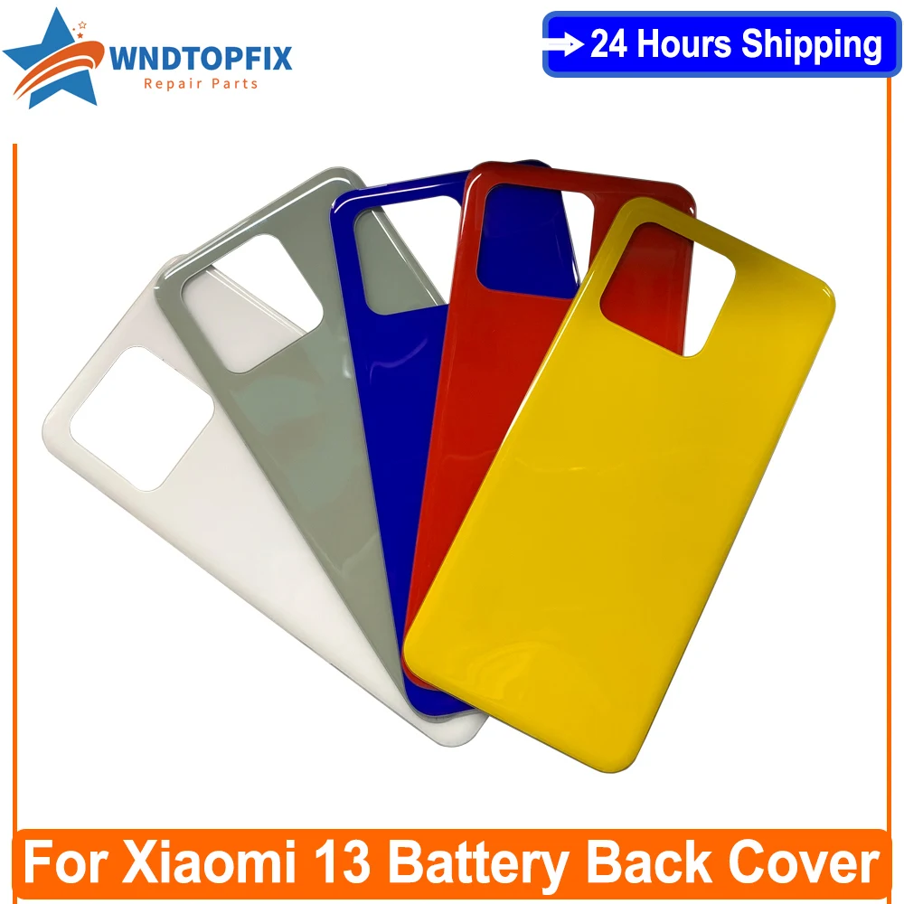 Для Xiaomi 13 Панель Крышки Батарейного Отсека Корпус Задней Двери Заднее Стекло С Клеем Для Задней Крышки 2211133C 2211133G