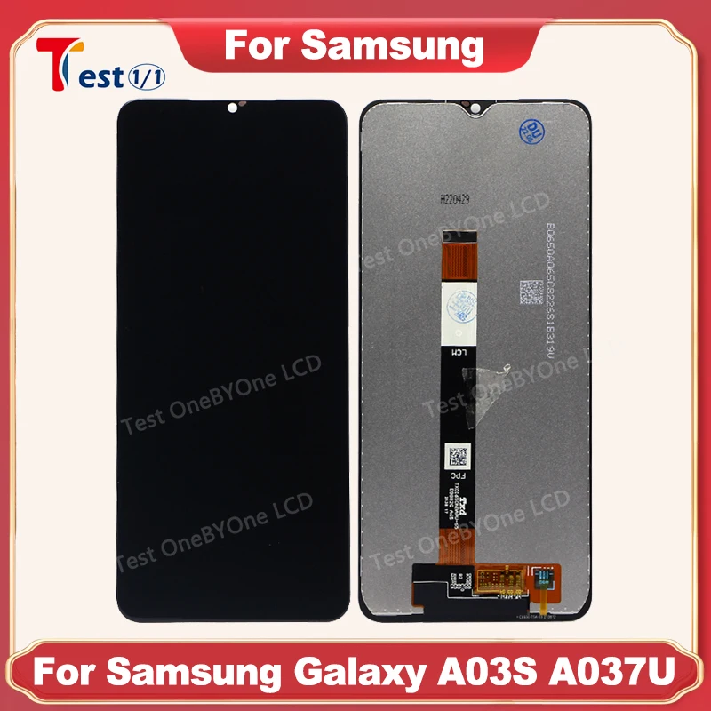 Оригинал для Samsung Galaxy A03s ЖК-дисплей Сенсорный экран для Samsung A037U Запасные части для дигитайзера ЖК-дисплея