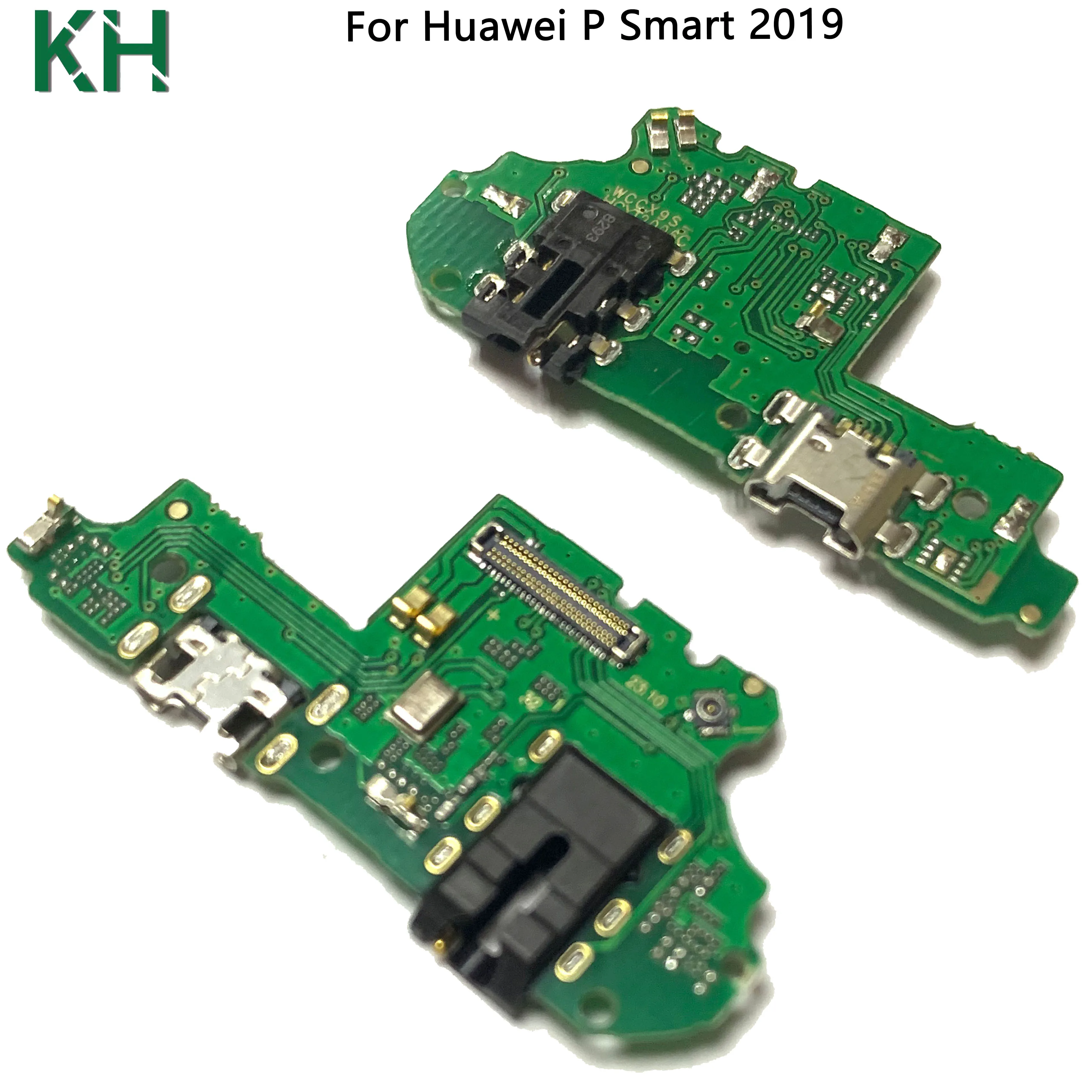 Разъем для подключения USB-порта для зарядки, детали платы, гибкий кабель для Huawei P Smart 2019