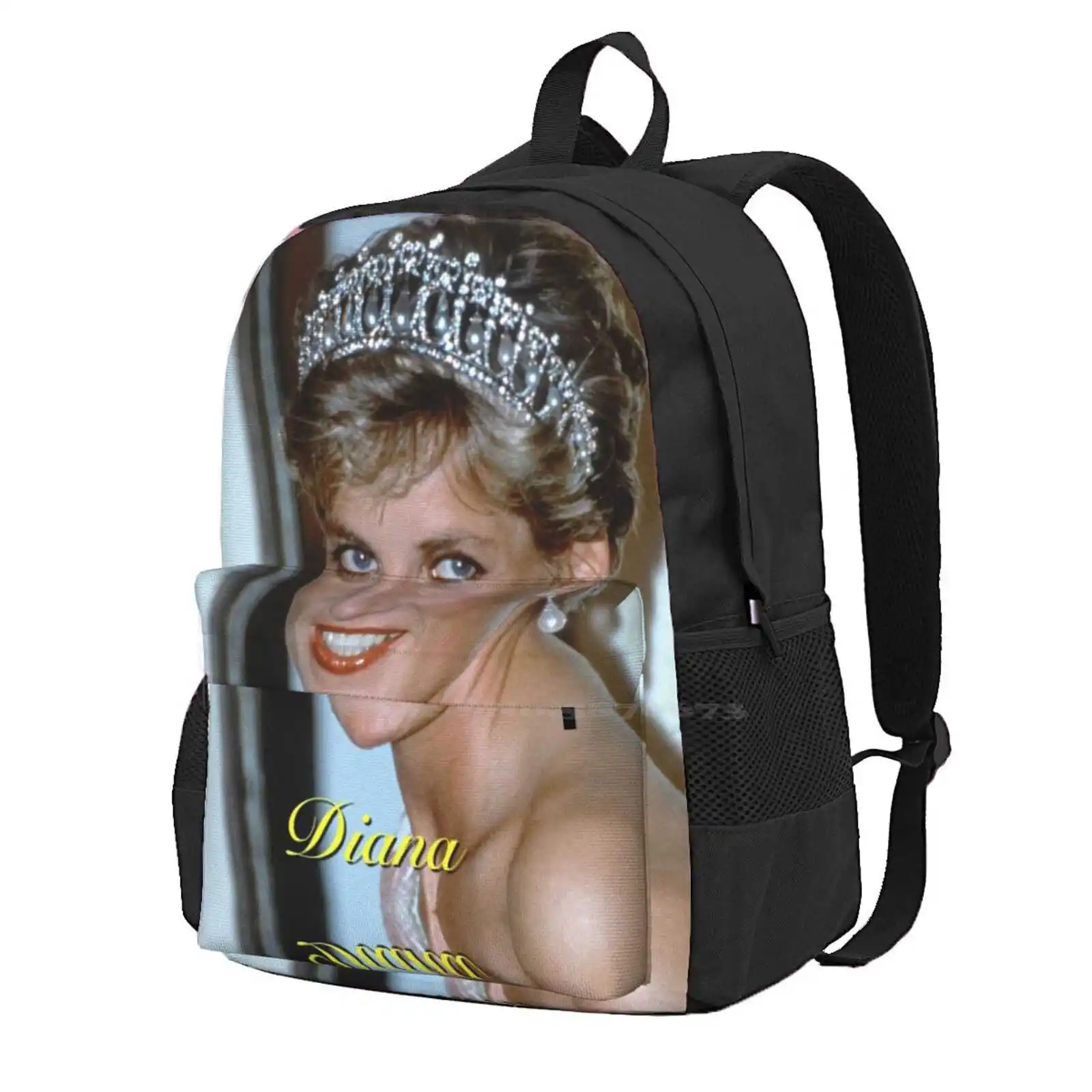 Прекрасно! Ее Королевское Высочество Принцесса Диана в своей тиаре Бразилия 1991-Профессиональная фото сумка-рюкзак для мужчин, женщин, девочек-подростков, Ее Королевское Высочество Диана