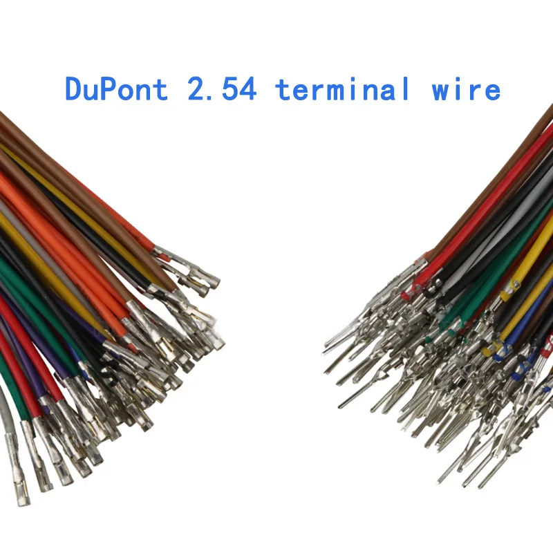 50шт Длина провода DuPont 20 см Расстояние между гнездами 2,54 мм Электронный провод 24awg
