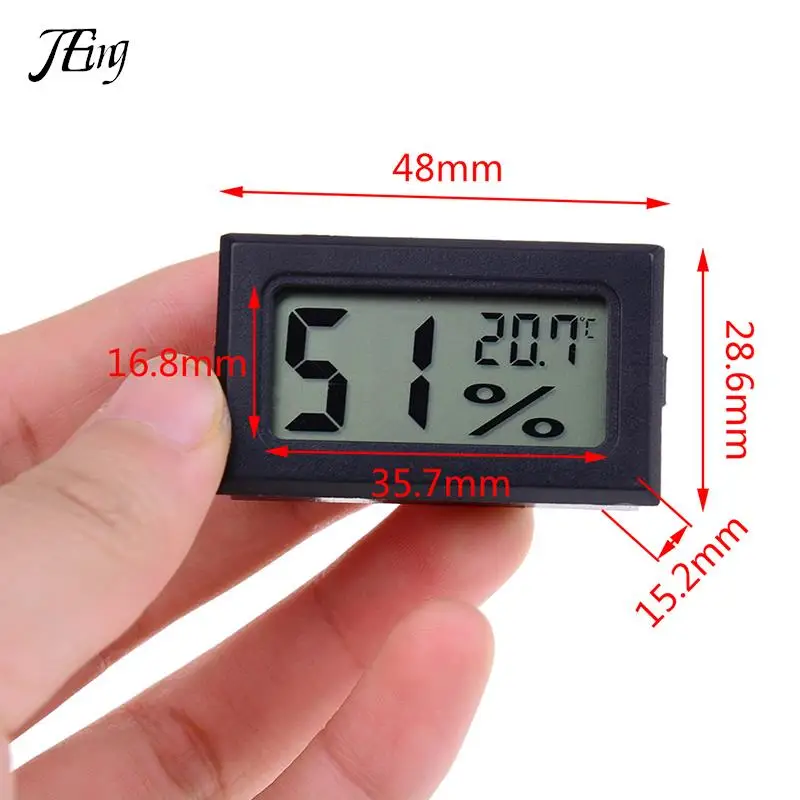 Мини ЖК-цифровой термометр Гигрометр Температура в помещении Удобный датчик температуры Измеритель влажности Измерительные приборы