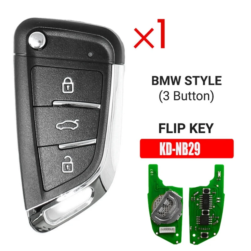 Автомобильный Ключ с дистанционным управлением Универсальный Автомобильный Ключ с 3 Кнопками Для KEYDIY NB29 KD Для BMW Style Для KD900/KD-X2 KD MINI/KD-MAX