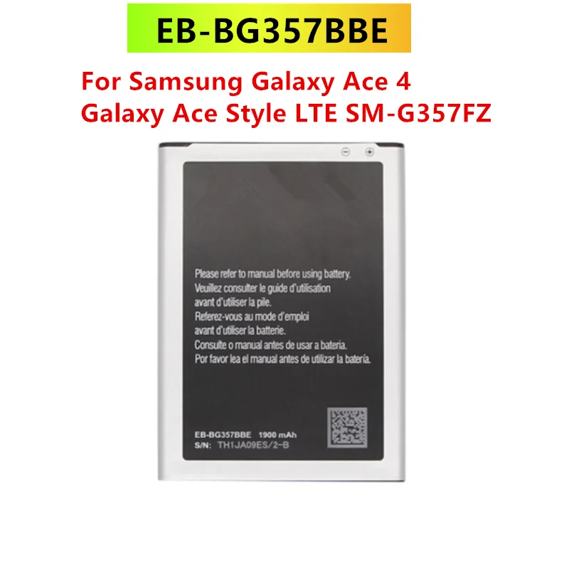 Оригинальный EB-BG357BBE Сменный Аккумулятор емкостью 1900 мАч Для Samsung Galaxy Ace 4 Galaxy Ace Style LTE SM-G357FZ G357