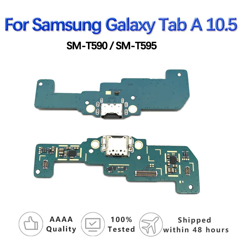 Оригинальный USB-Порт для зарядки Samsung Galaxy Tab A 10,5 T590/T595 Charge Dock Разъем Зарядного Устройства ЖК-дисплей Гибкий Кабель Подключения