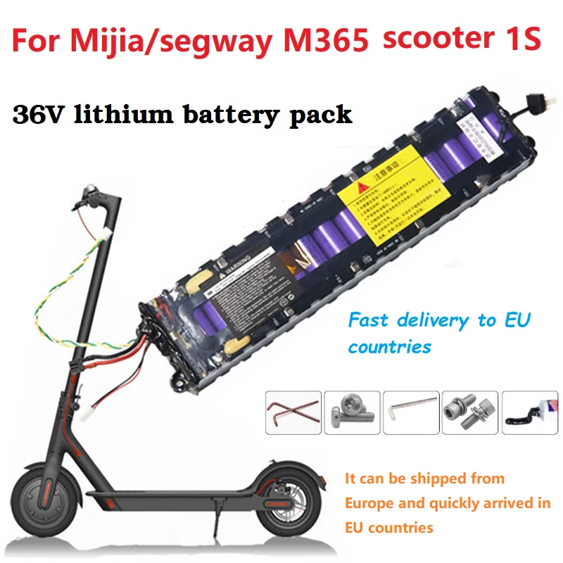10S3P 36V 7.8Ah 10.5Ah литиевый аккумулятор подходит для электрического велосипеда Xiaomi M365 scooter 1S