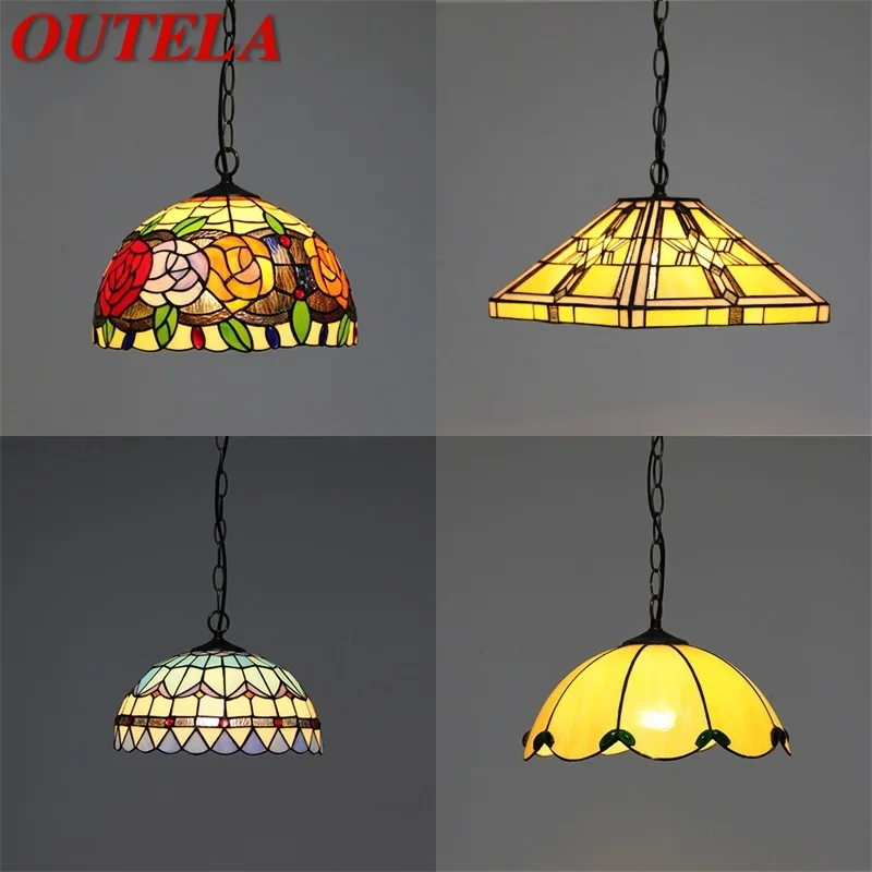Подвесной светильник OUTELA Tiffany, современные светодиодные креативные светильники, декоративные для дома