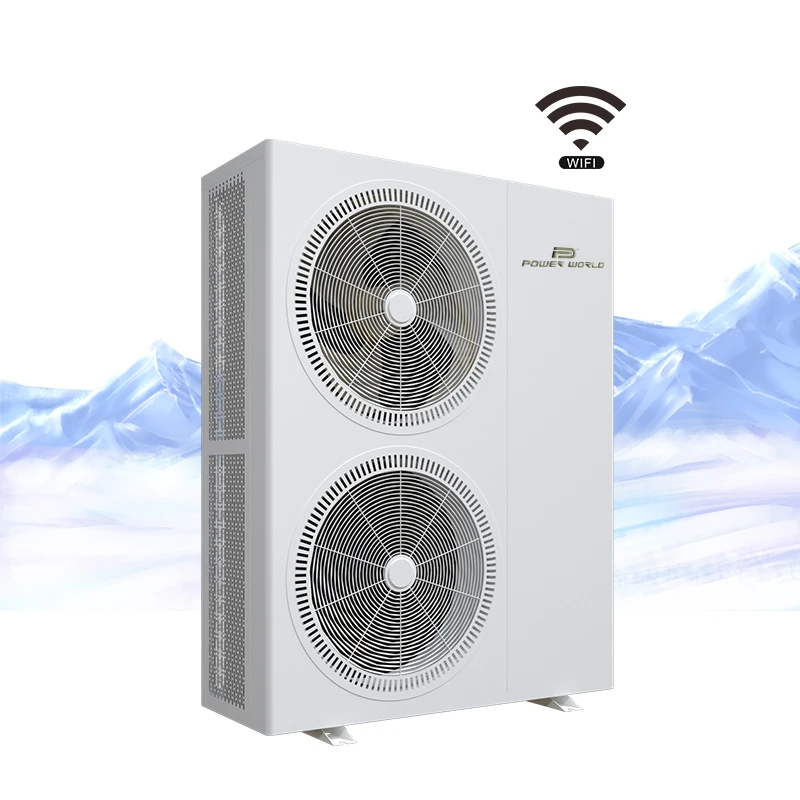 Полный инверторный тепловой насос EVI типа воздух-вода мощностью от 18 кВт до 24 кВт для низкой температуры -30 градусов