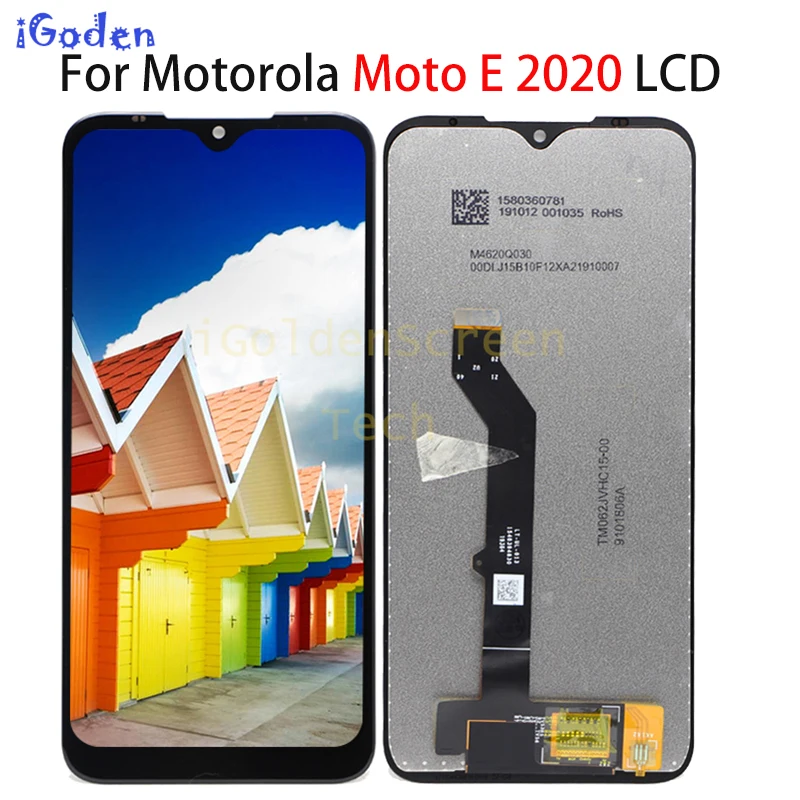 6,2 дюйма Для Motorola Moto E 2020 XT2052 ЖК-дисплей С сенсорным экраном Digiziter В сборе Для Motorola Moto E 2020 LCD