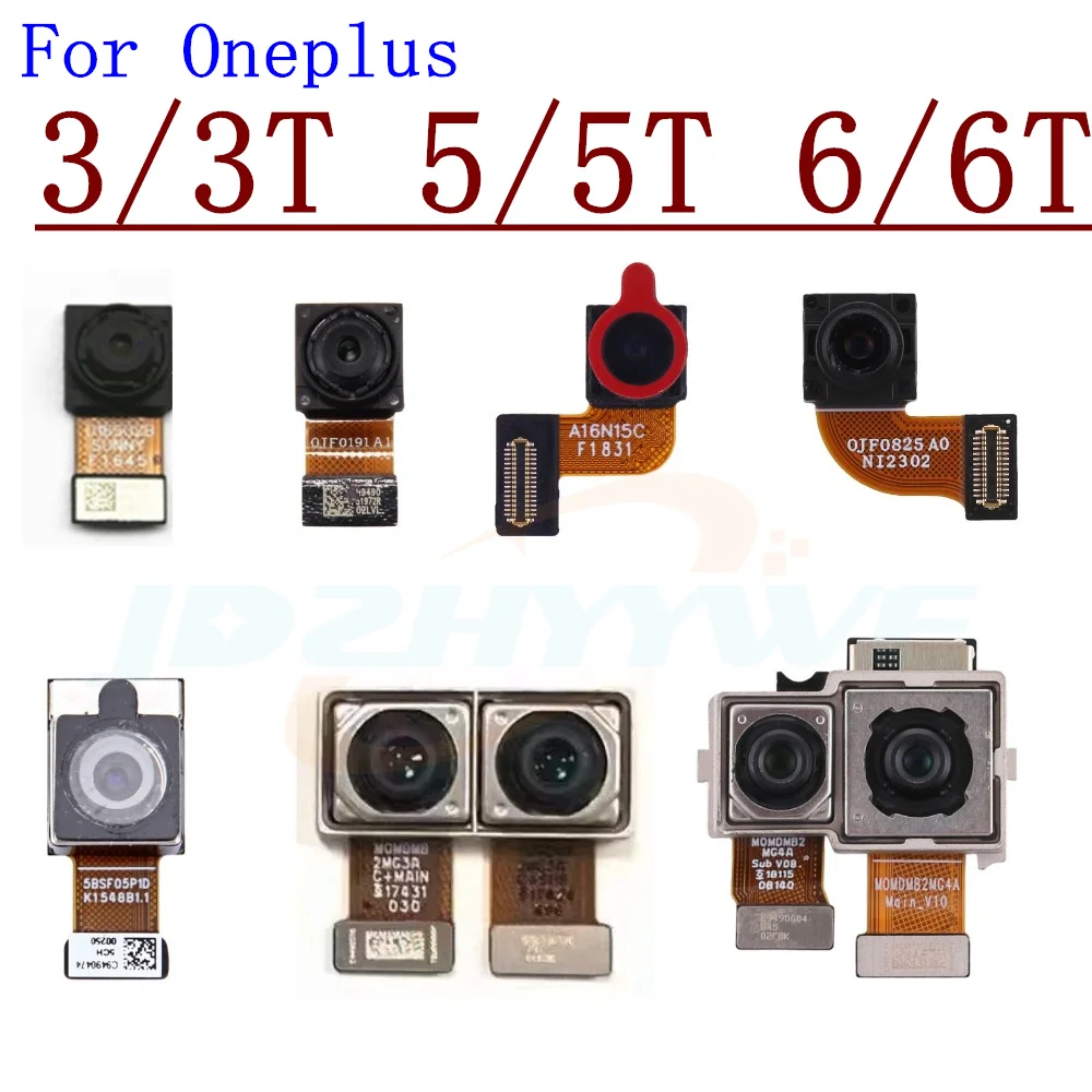 Задняя Большая Основная Камера Для Oneplus 3 3T 5 5T 6 6T Модуль Сборки Фронтальной камеры Гибкий Ленточный Кабель Замена Запасных Частей
