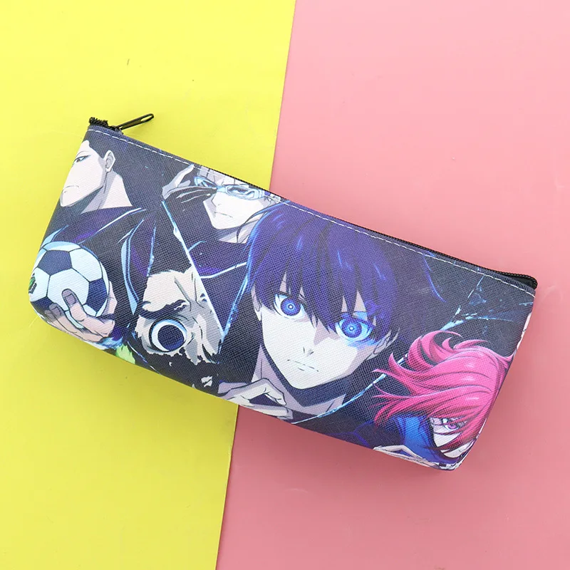 Пенал Anime Blue Lock Канцелярские принадлежности и школьные принадлежности Исаги Йоичи Бачира Чигири Холщовая сумка для карандашей Рождественский подарок