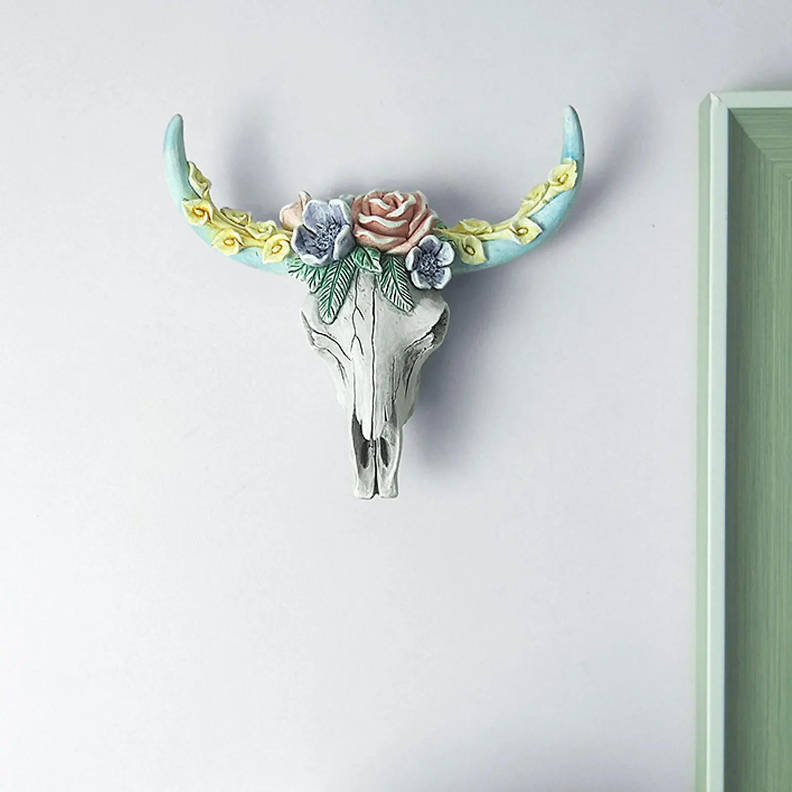 Креативное украшение для стен с сочным черепом коровы, легкое нежное ретро-креативное украшение для подарков друзьям семьи, соседям.