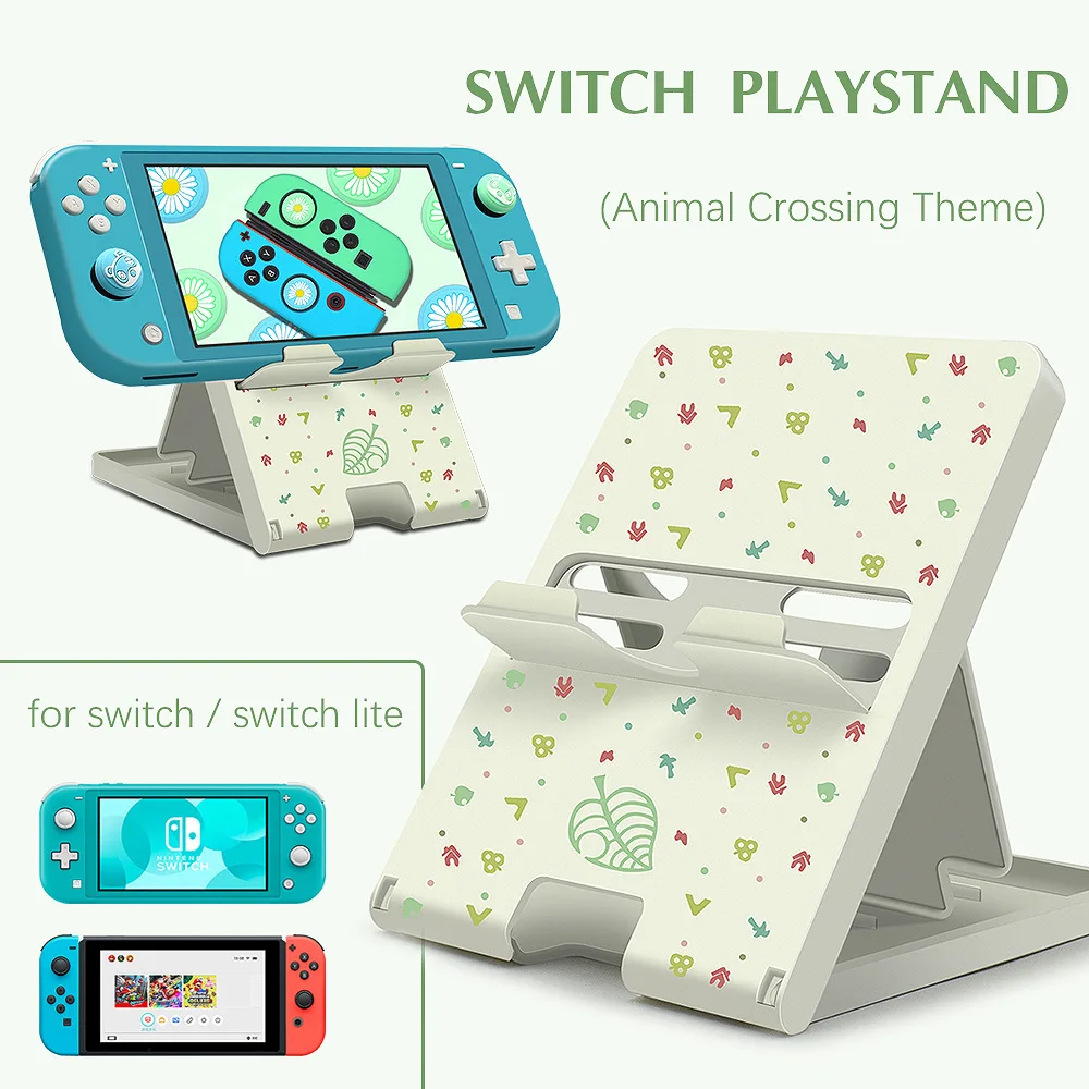 Для Switch Lite, Подставка для держателя, Игровые аксессуары для Nintendo, Подставка для переключателя, Регулируемый кронштейн, Переносная база для шасси Animal Crossing