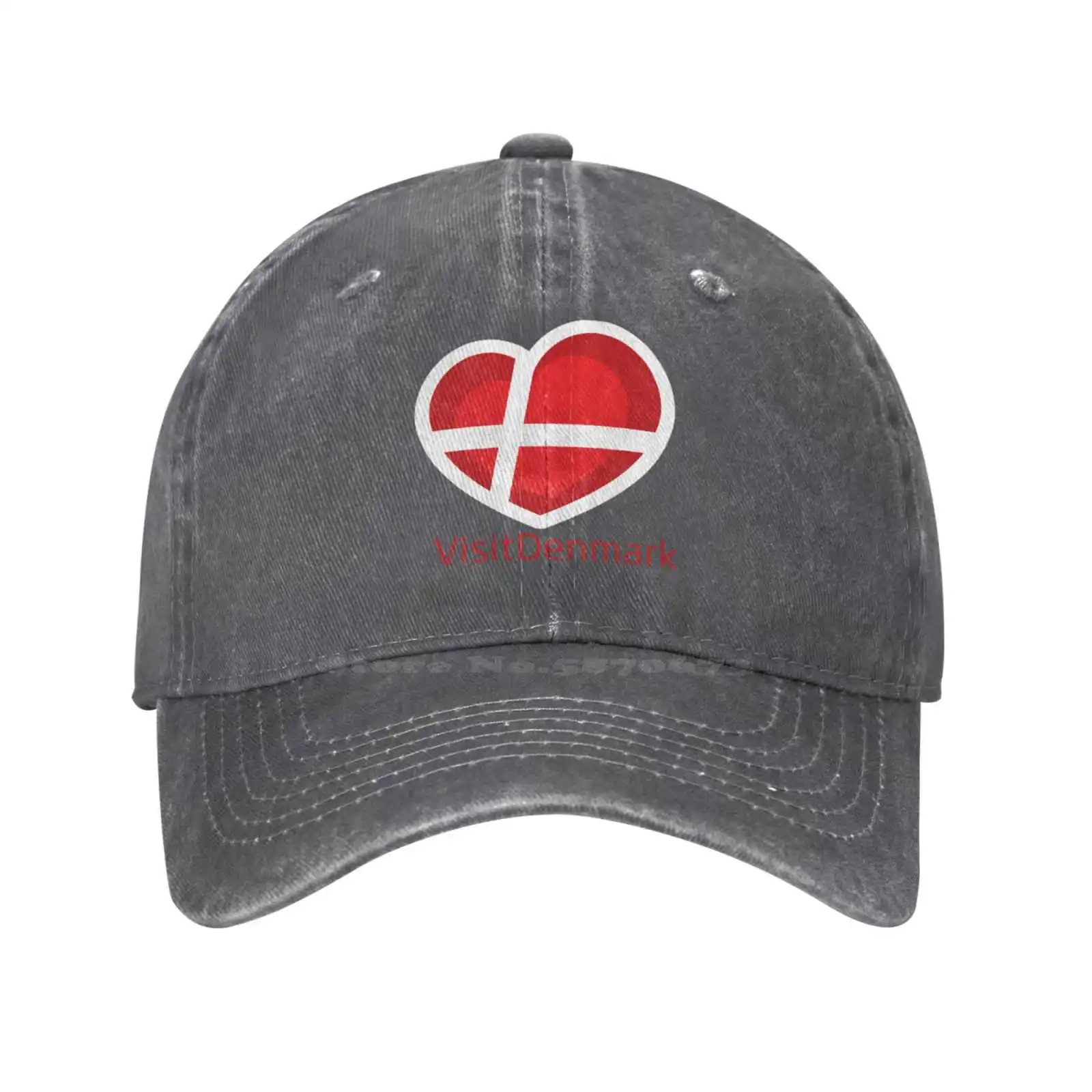 Посетите Данию Джинсовая кепка с логотипом высшего качества, бейсболка, вязаная шапка