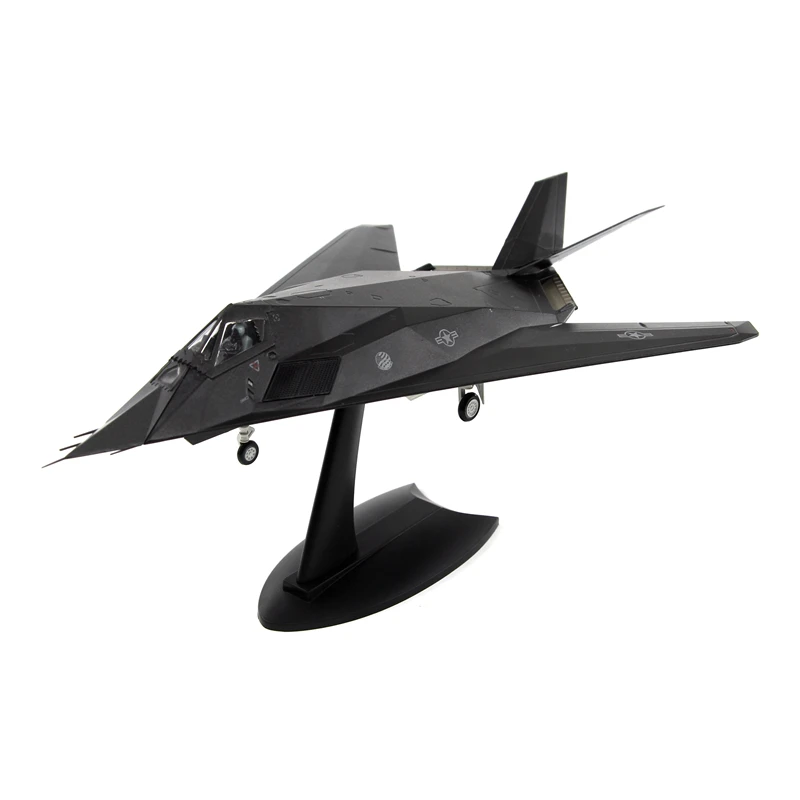 Литой под давлением истребитель F-117A ВВС США в масштабе 1/72 из сплава, имитационная модель, украшения для коллекции игрушек