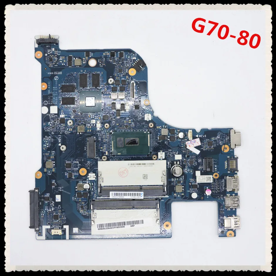 Материнская плата ноутбука G70-80 AILG1 NM-A331 DDR3L REV.1.0 I5-5200U материнская плата с графическим тестом хорошая