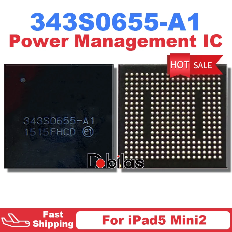 1 шт./лот 343S0655 343S0655-A1 Для iPad 5 Mini 2 Power IC BGA Блок Управления Питанием Запасные Части Чипсета