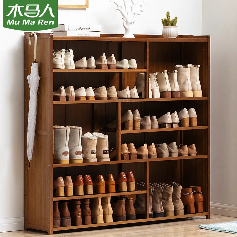 Простая полка для обуви пылезащитный стеллаж для хранения, домашний обувной шкаф с многослойной дверью, экономичный обувной шкаф, подставка для обуви, органайзеры для обуви