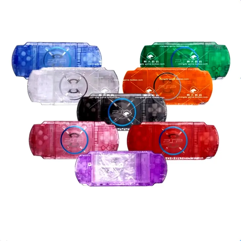 Качественный сменный чехол для PSP 3000 серии 3001 3002 старой модели Корпус чехол для PSP3000 Прозрачный синий Фиолетовый красный корпус