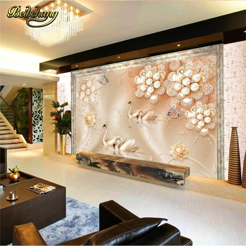 Фотообои beibehang на заказ, европейская 3D фреска, Фон для гостиной, Настенная панель, Классический декор интерьера, обои, 3D полы
