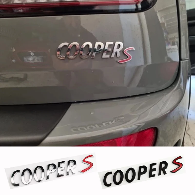 Для Mini Cooper S R55 R56 R57 R58 R59 R60 R61 F54 F55 F56 F60 Металлические Автомобильные Наклейки С Эмблемой Заднего Багажника