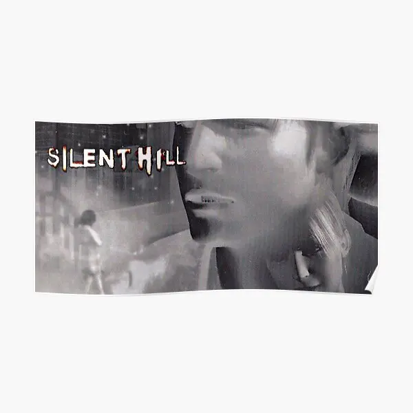 Плакат Silent Hill 1, современное винтажное украшение, Картина для комнаты, Принт, Художественная Настенная Домашняя картинка, Забавная Настенная роспись Без рамки