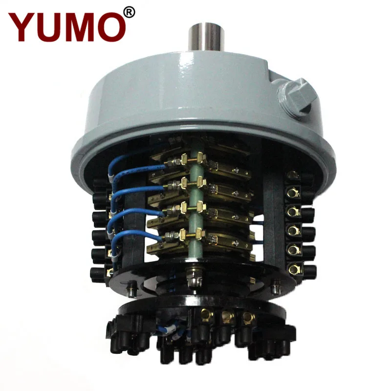 Горячая распродажа YUMO SR-10P для поливочной машины с 10 полюсами поворотного электрического интерфейса с контактным кольцом