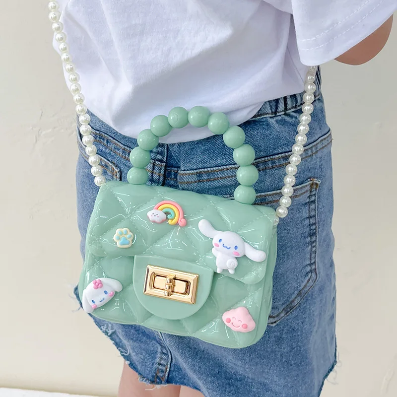 Sanrio Cinnamon Tote bag My Melody Girl, Новая Модная Милая Сумка Через плечо, Детская Сумка-мессенджер, Детский Кошелек для монет, сумочка
