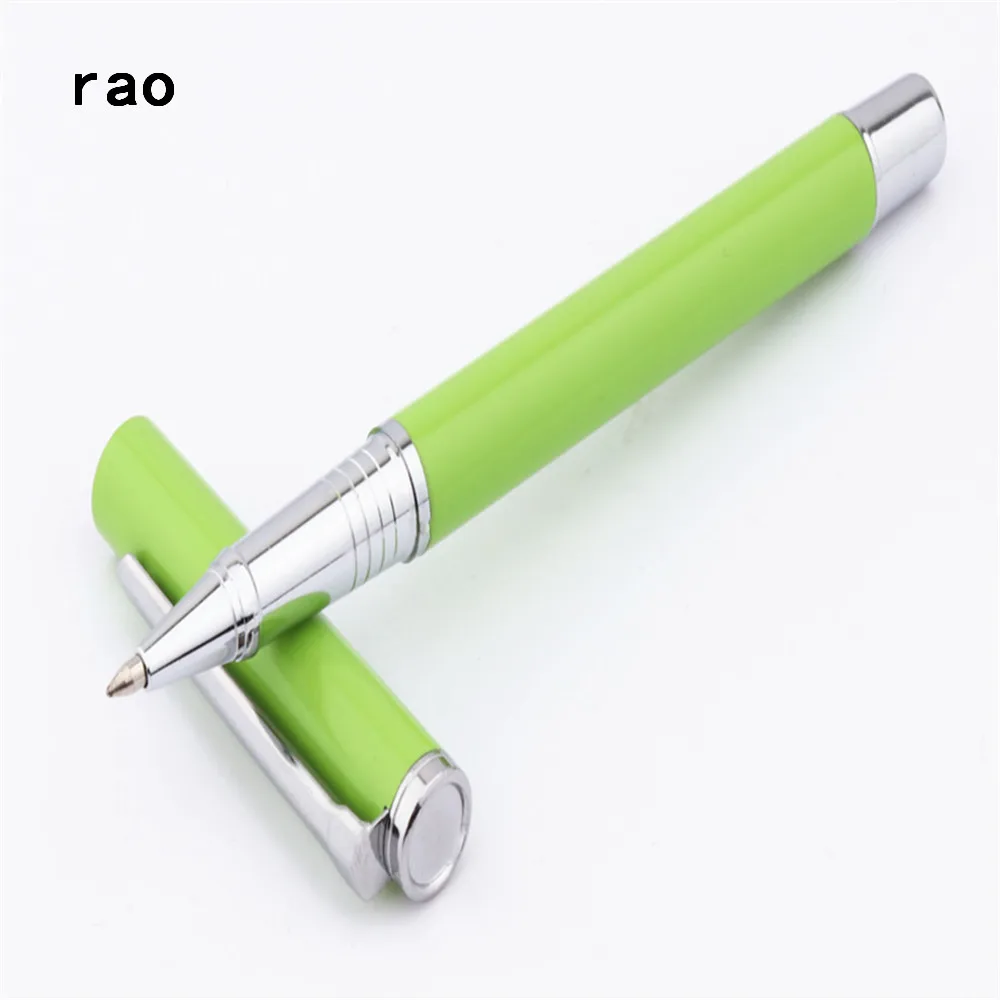 Высококачественная 801 Зеленая ручка-роллер для школьников и офиса со средним наконечником, Новая
