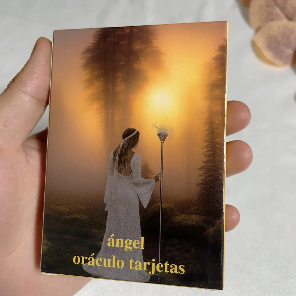 Версия колоды Spanish Angels Oracle Oraculo Beautiful 44 Карты Таро для гадания с ключевыми словами