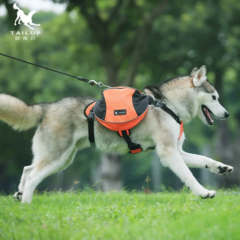 Роскошный рюкзак для домашних животных на открытом воздухе, большая собака, регулируемая седельная сумка, переноска для путешествий, пеший туризм, кемпинг