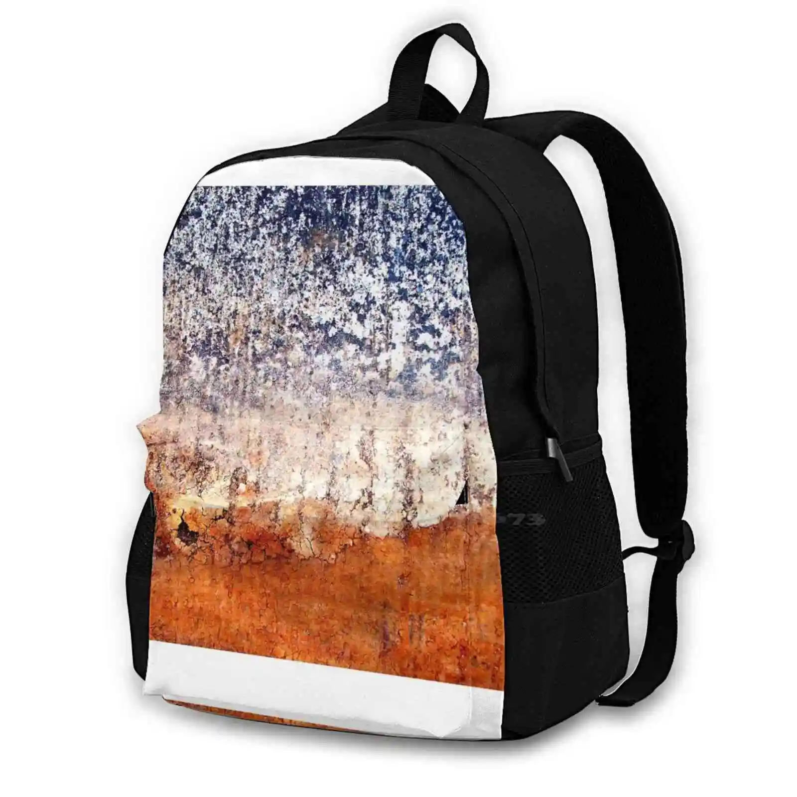 Школьная сумка Desert Dawn, рюкзак для ноутбука большой емкости, 15-дюймовые текстуры серии Micro, поцарапанные из-за эрозии окружающей среды, художественные