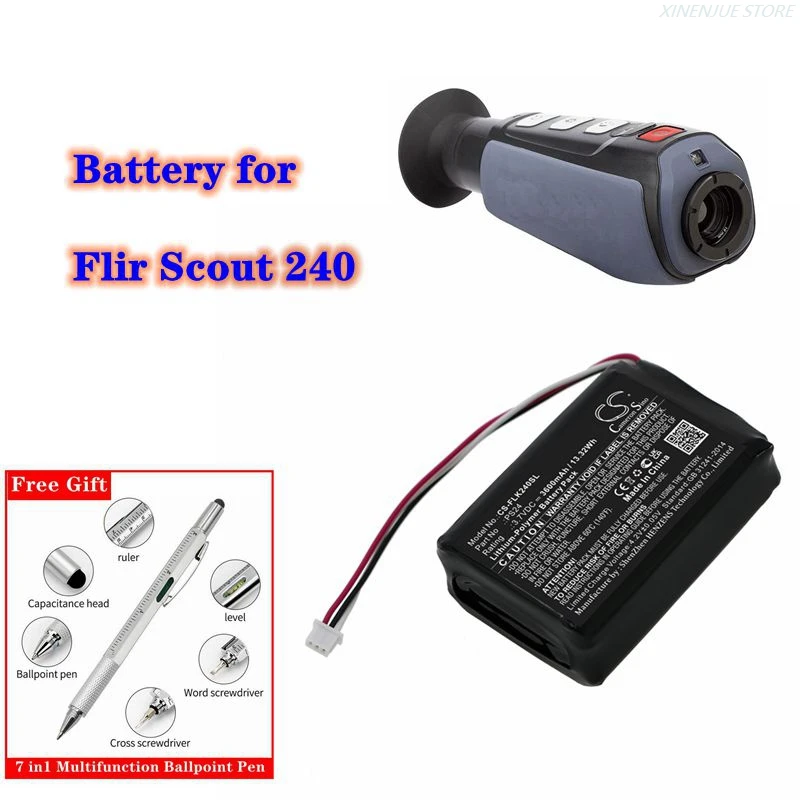 Аккумулятор для тепловизионной камеры 3,7 В/3600 мАч PS24 для Flir Scout 240